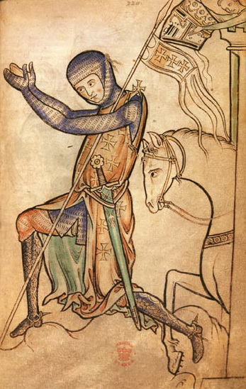 Ridder in de Westminster-Psalter